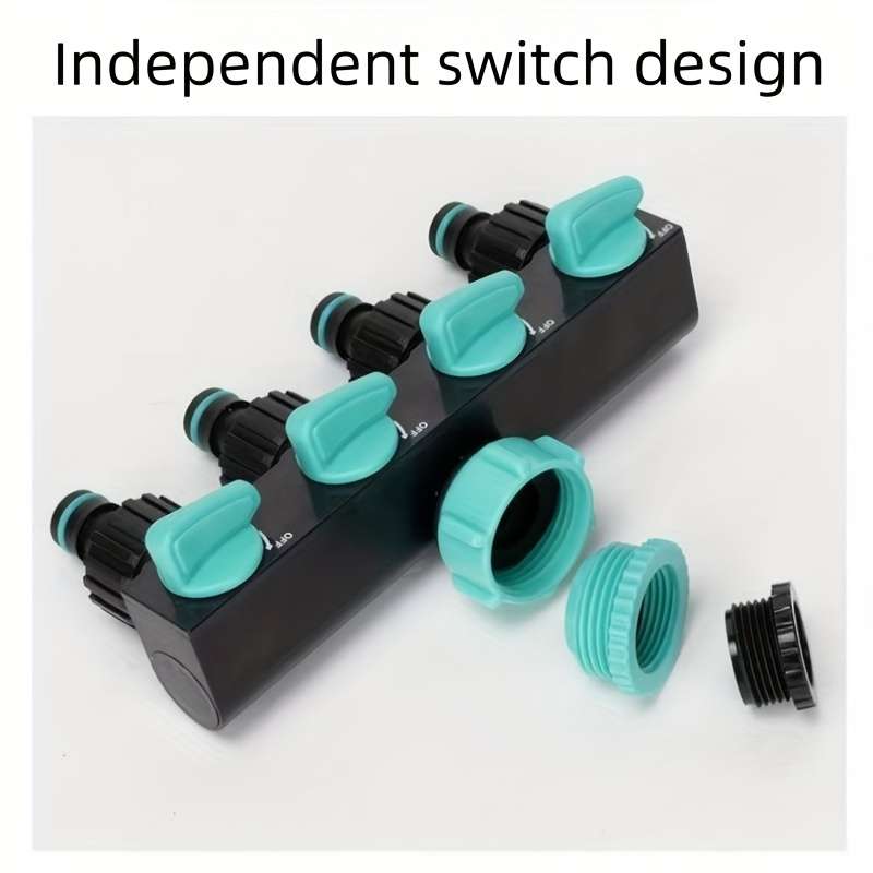 1Pc Red Outdoor Garden Diverter Adapter Hose Connector