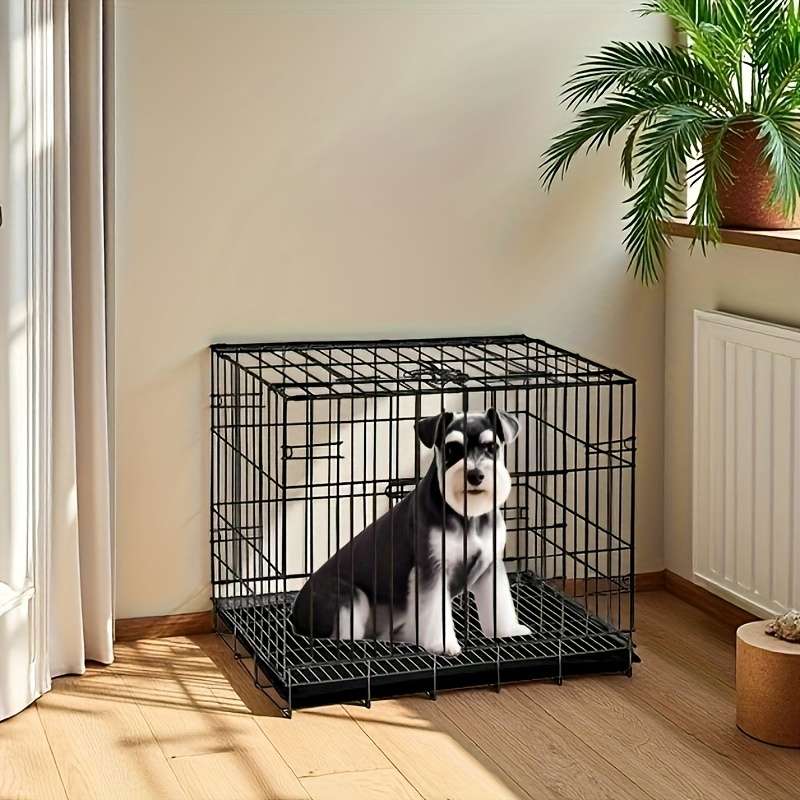 1pc metal folding cage Pet Cage
