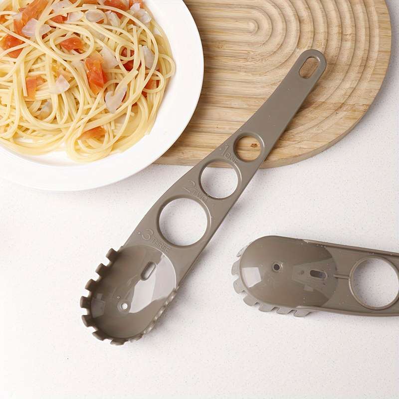 1pc Creative PP Powder Spoon Multifunctional 3-hole Powder Measuring Spoon Household Noodle Spo