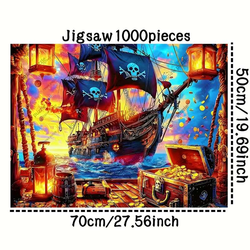 1000 Piece Mini Paper Jigsaw Puzzle