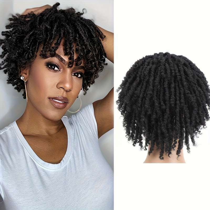 1Pc Gray 15.24cm Fashion Design Wig