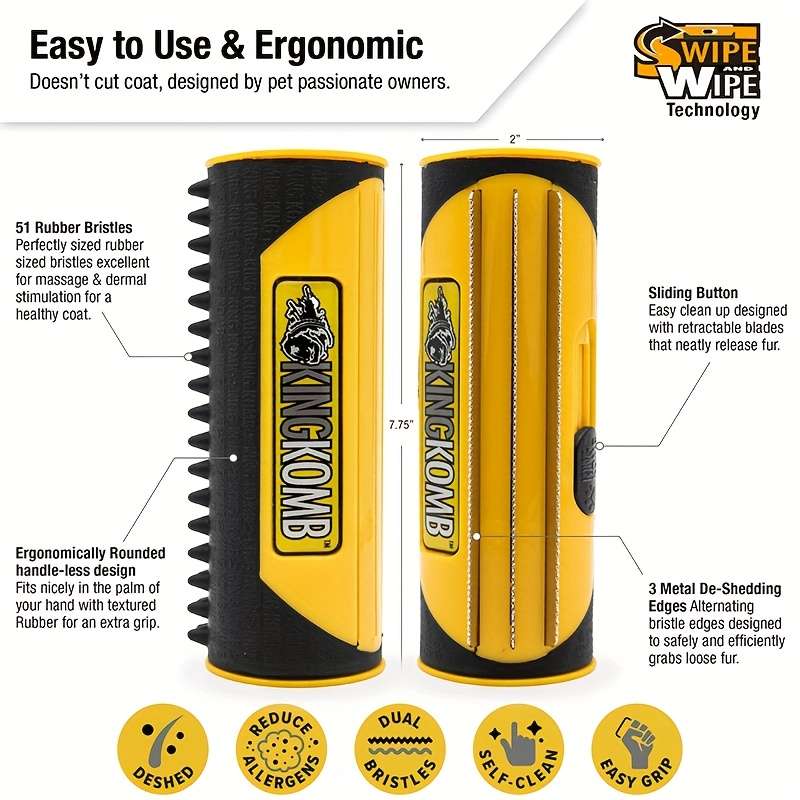 1set Red Pet Comb