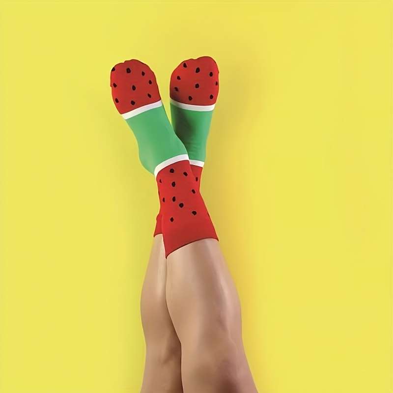 1 Pair Of Pineapple Socks One Size Socks