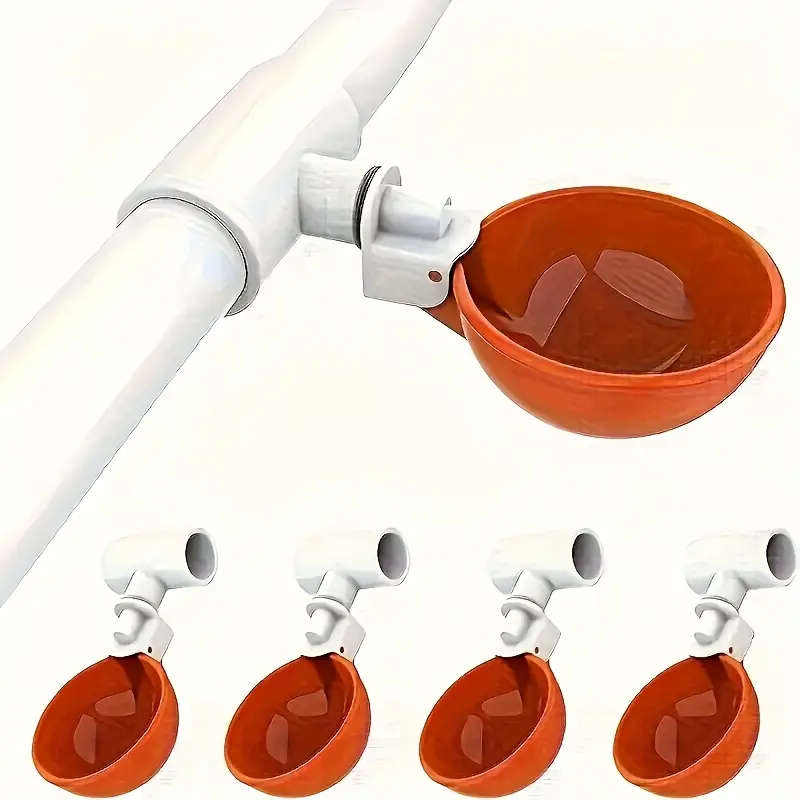 8-Piece Durable Automatic Cup and Leak-Proof Tri-Wing Feeder Set