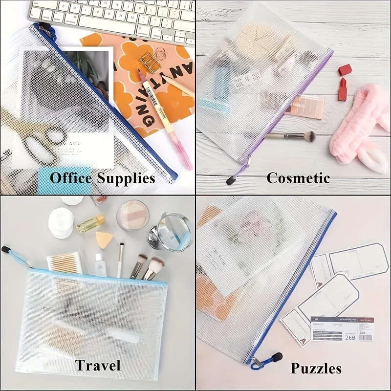 30 Zipper Bags A4 Document Bags