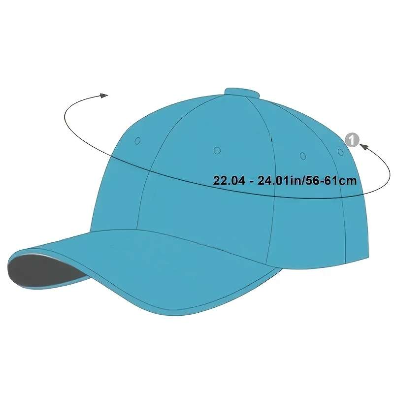 1pc Big Dream Embroidered Baseball Cap for Men And Women Outdoor Sunshade Casual Duckbill Hat Am