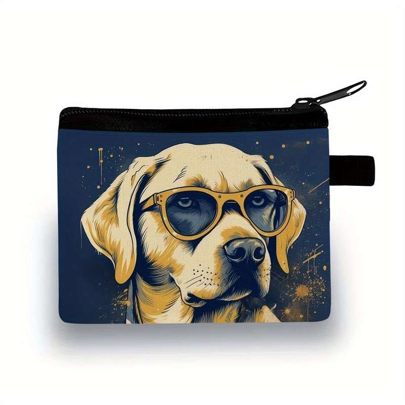 1pc Cute Dog Pattern Coin Purse Lightweight And Durable Can Be Used to Store Banknotes And Coins