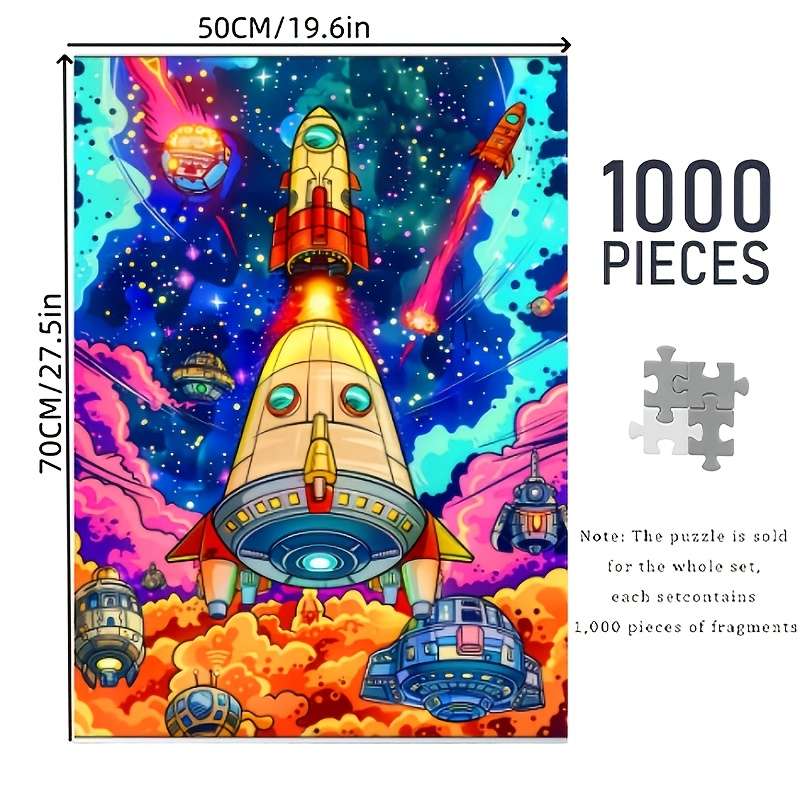 1000 Piece Mini Paper Jigsaw Puzzle