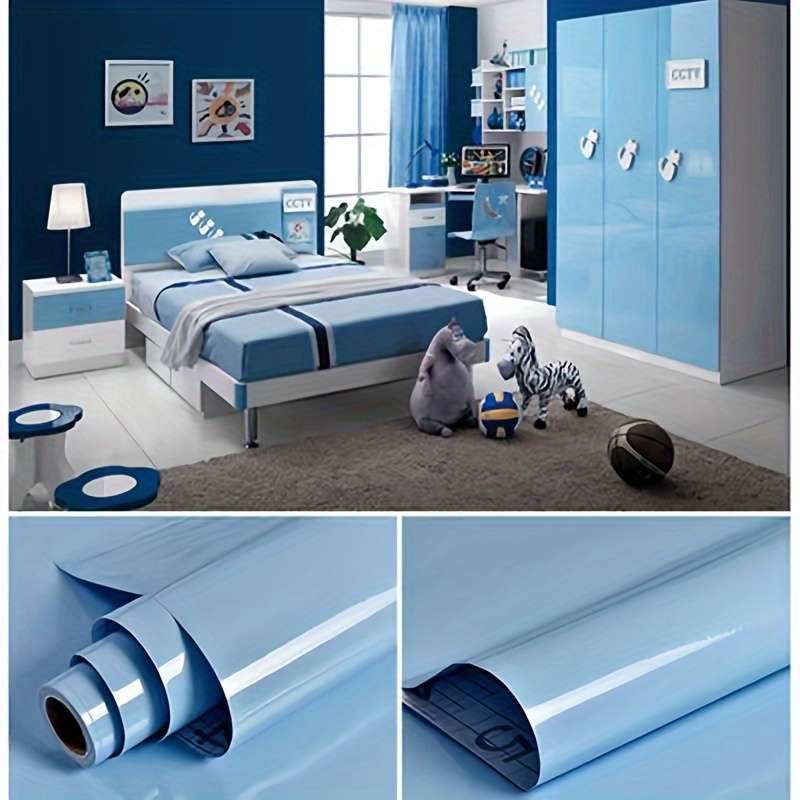 1PC Wall StickersBlue60cm Wide X 2 Meterss Long