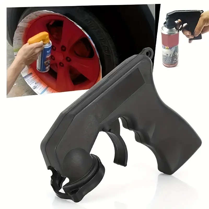 1pc Spray Adapter Paint Care Spray Gun Handle with Full Grip Trigger Lock Collar