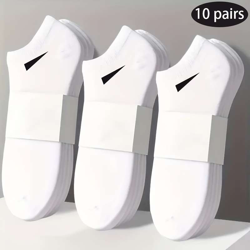 10 Pairs Gray One Size High Elastic Socks