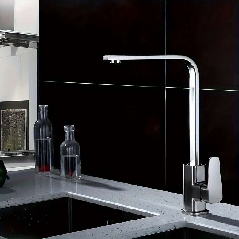 1pc Top Ten Kitchen Faucets Of The Same Style Hot And Cold Sinks Stainless Steel Rotatable
