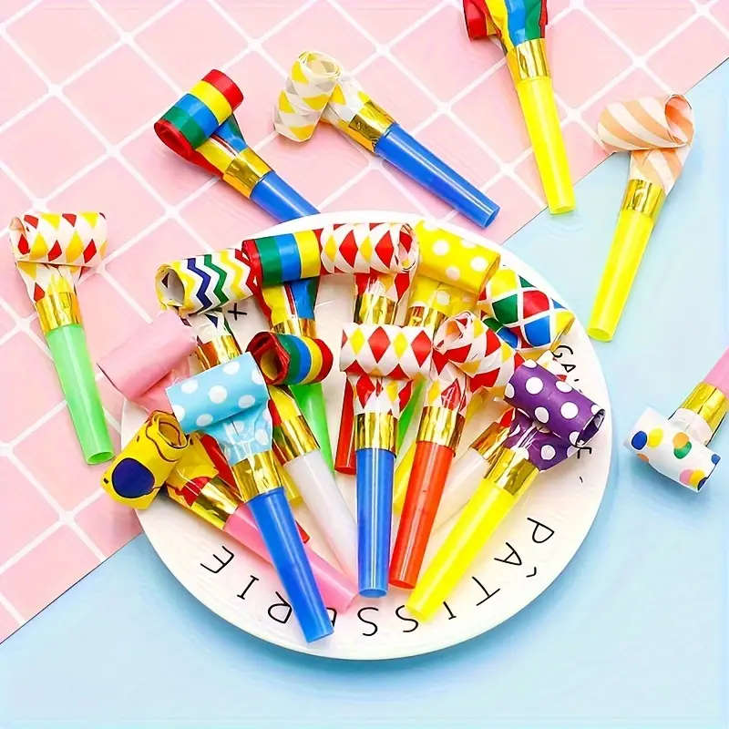 10pcs Colorful Party Blowers