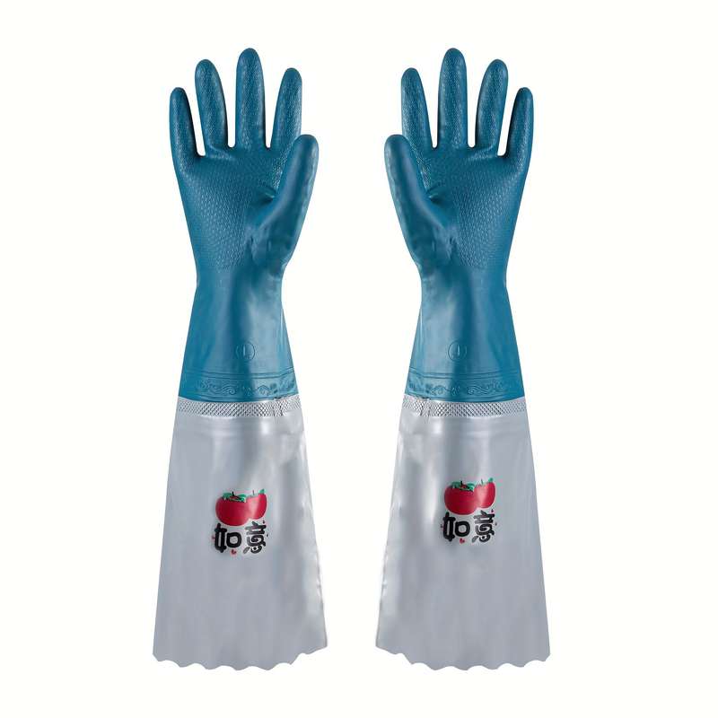 1 Pair Open Style Household Cleaning Gloves
