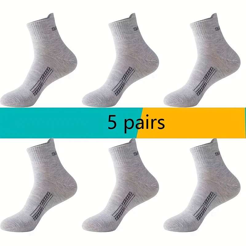 5 Pairs Color D High Elastic Socks