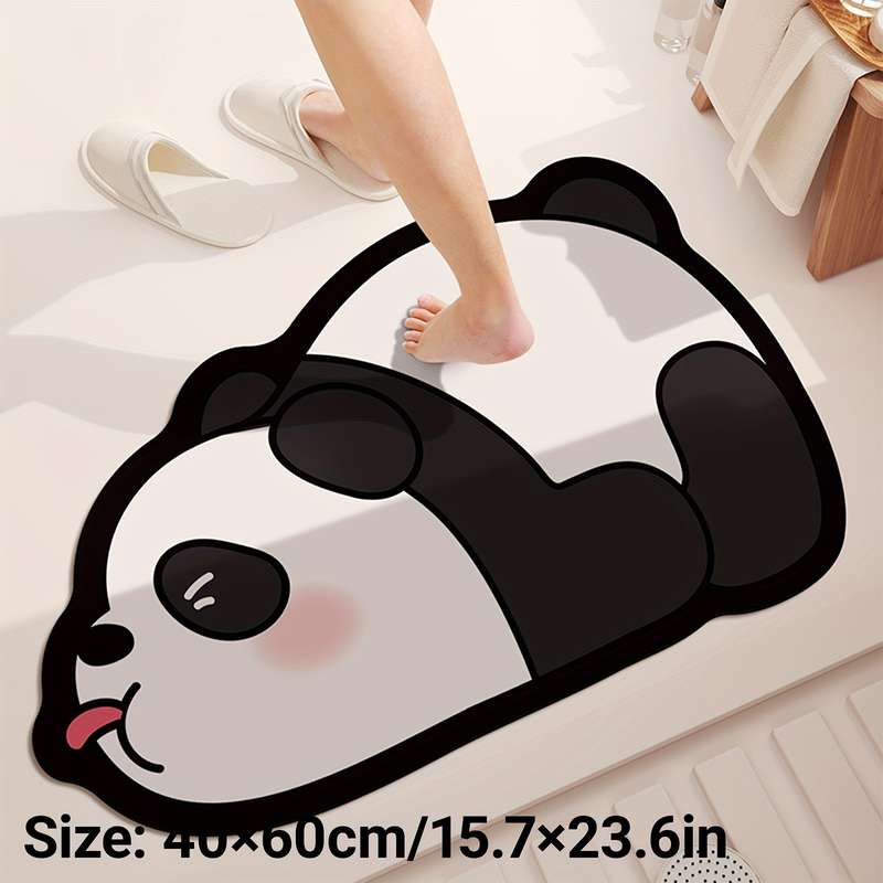1Pc Naughty Pand 40x60cm Floor Mat