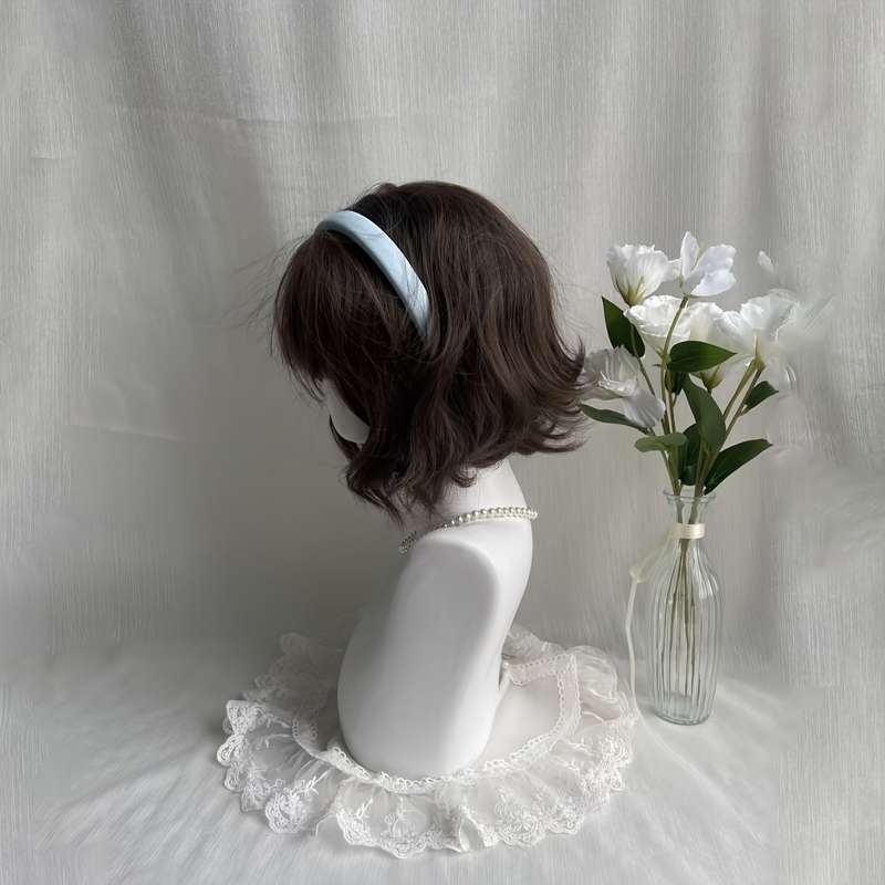 1Pc Cool Brown 30.48cm Fashion Design Wig