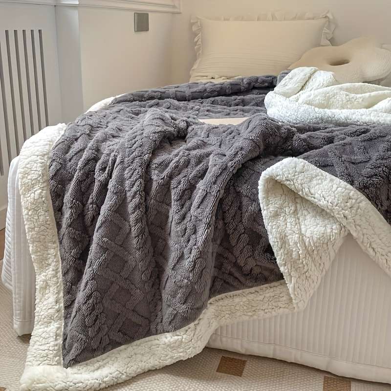 1ps Blanket Color Light Coffee size 100x150cm