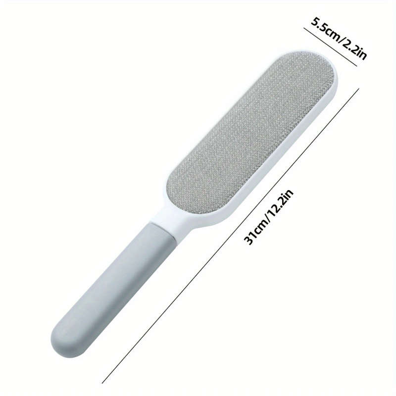 1pc Reusable Lint Brush Double-sided Pet Hair Removal Brush Manual Electrostatic Sticky Lint Pet Hai