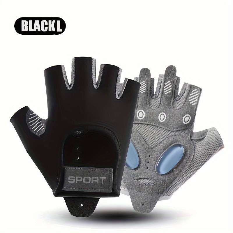 1 Pair Black S Outdoor Sports Gloves