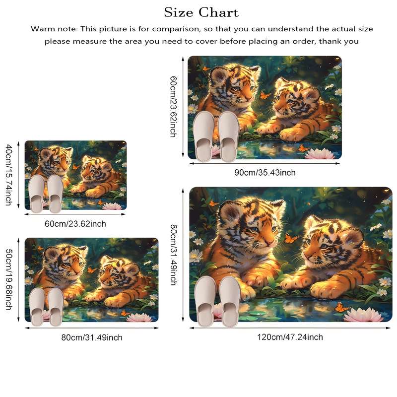 1Pc 15.7x23.6inch 40x60cm Floor Mat