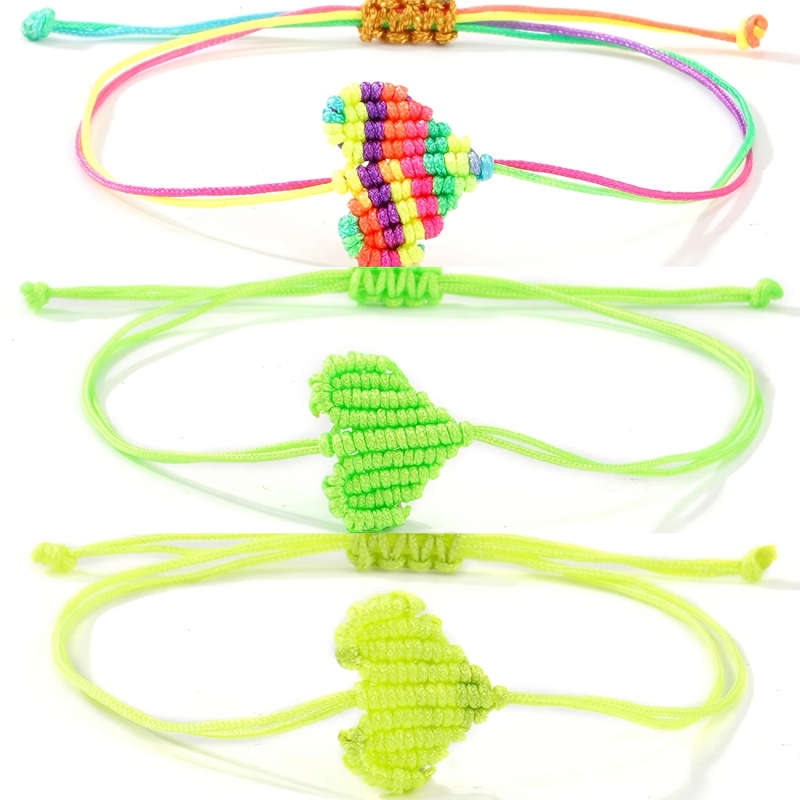 3-4 Pieces Handmade Woven Bohemian Bracelets