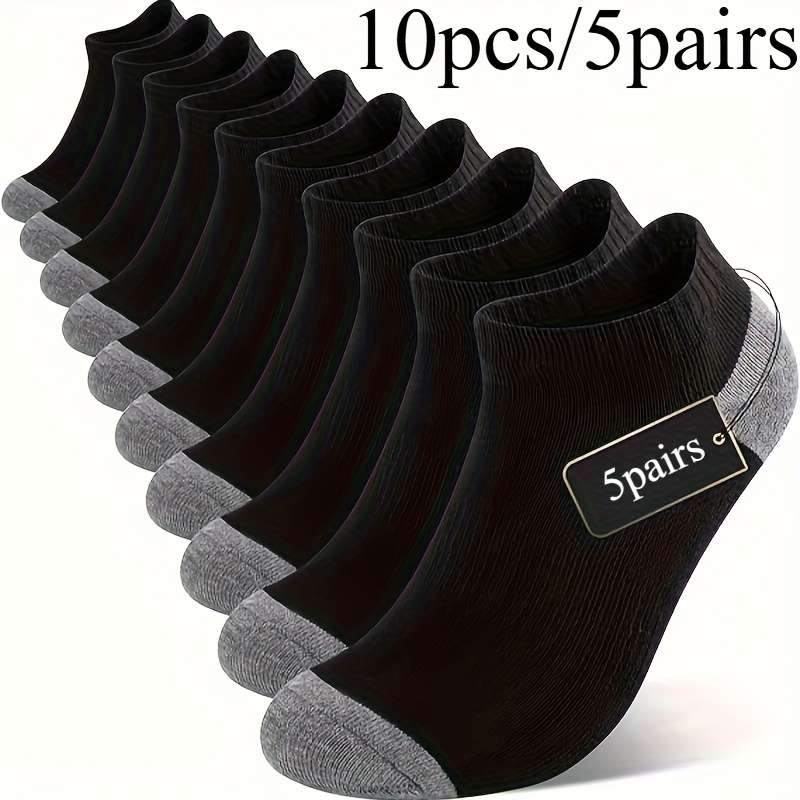 5 Pairs White One Size High Elastic Socks
