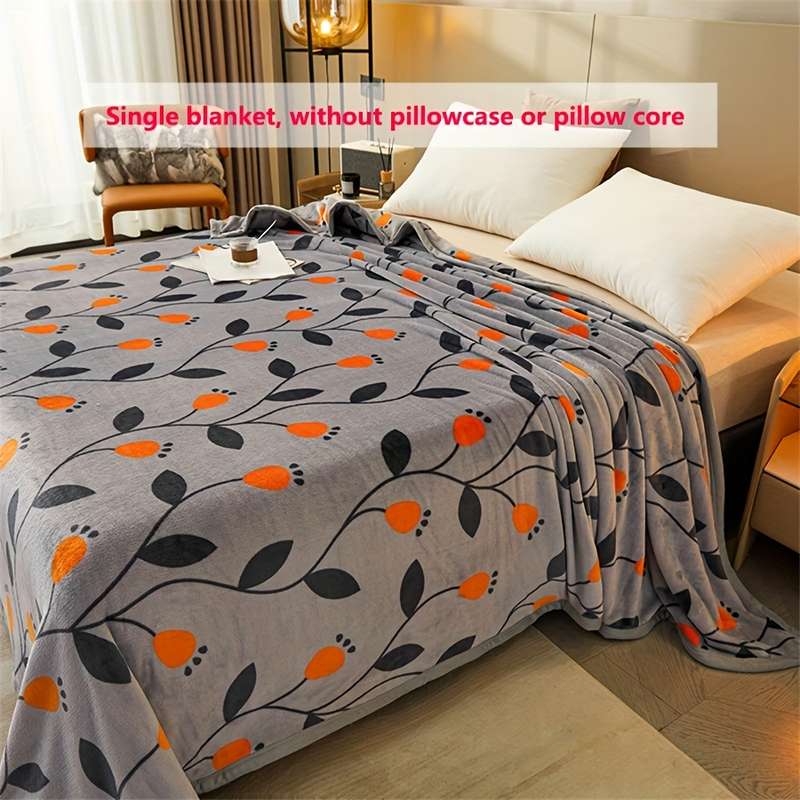 1ps Blanket Color Yushu Flowers size 200x230cm