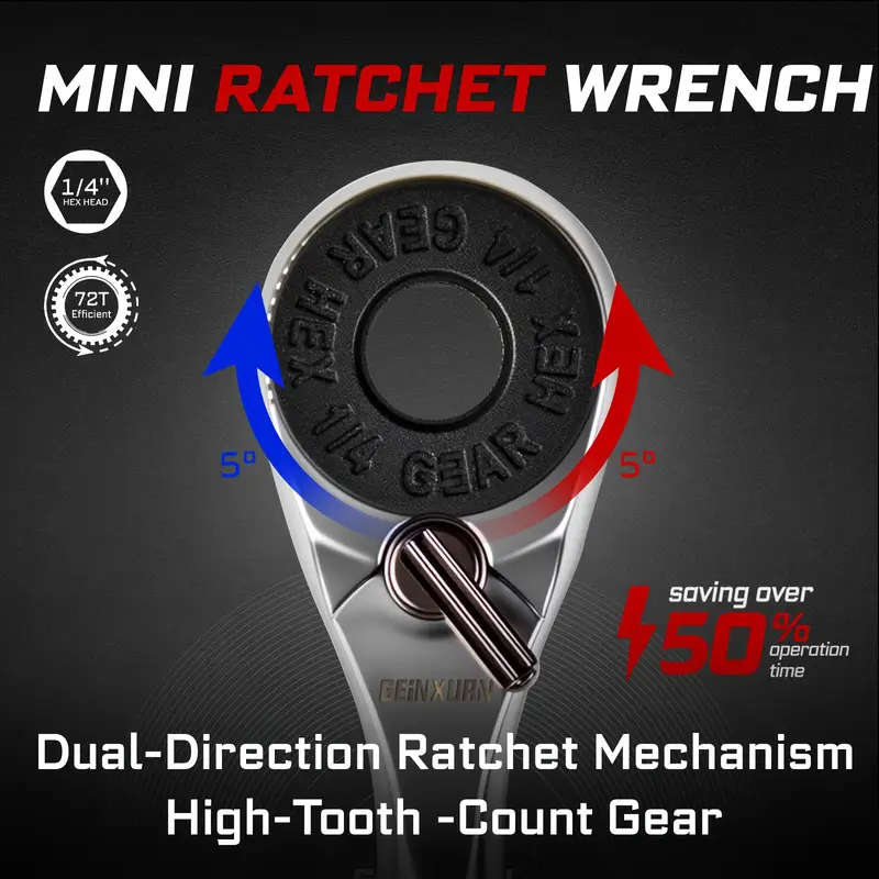 19-Piece Ratchet Screwdriver Bit Set