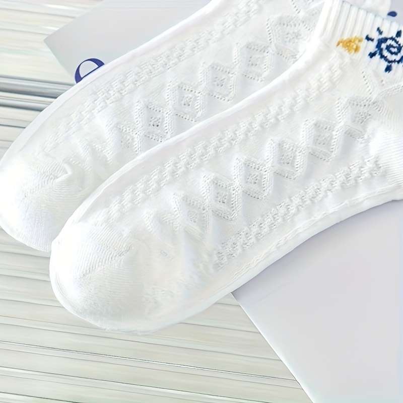 5 Pairs Of Random Colors One Size High Elastic Socks