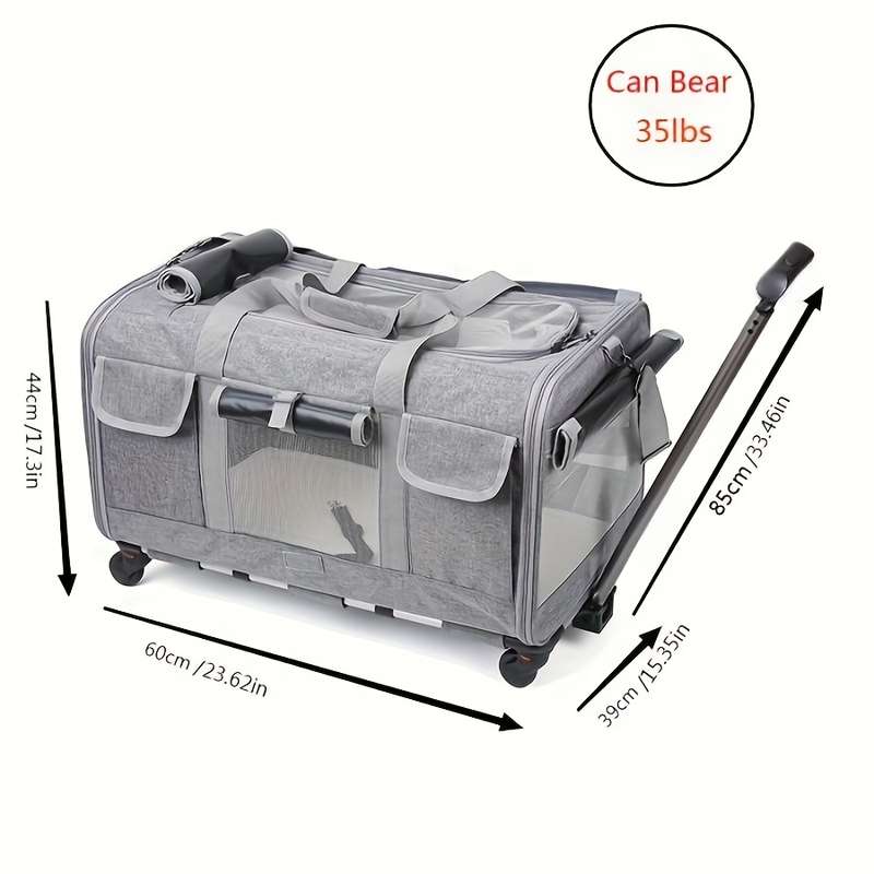 1pc Gray Pet Bag