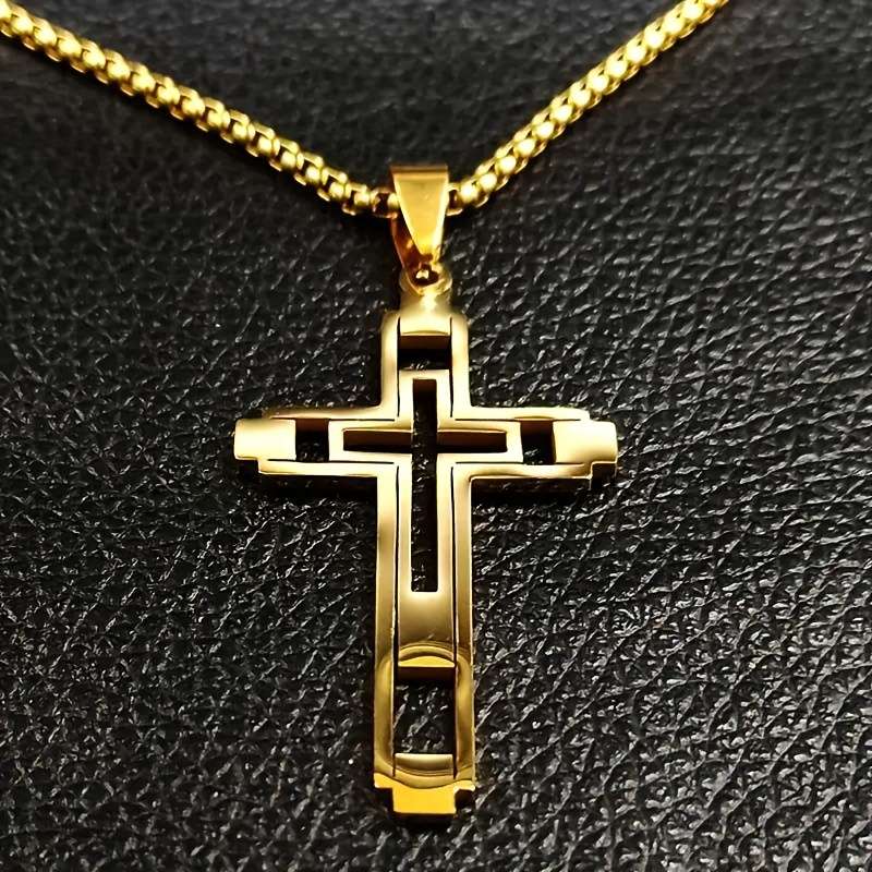 1 Piece Black Jesus Theme Pendant