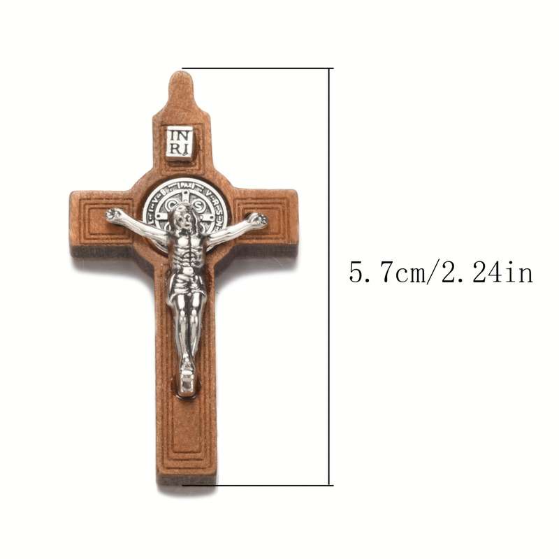 1 Piece Black Jesus Theme Pendant