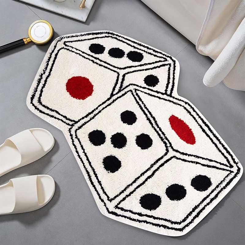 1Pc Black 19.7x31.5inch 50x80cm Floor Mat