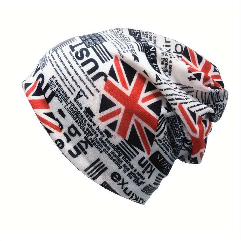 1pc Autumn and Winter Brimless Beanie Hat for Men and Women Casual and Warm Double Layered Hoodie