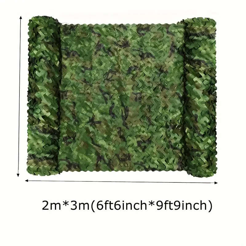 Versatile Woodland Camo Netting Roll Perfect for Hunting Camping Party Decor 2x3m