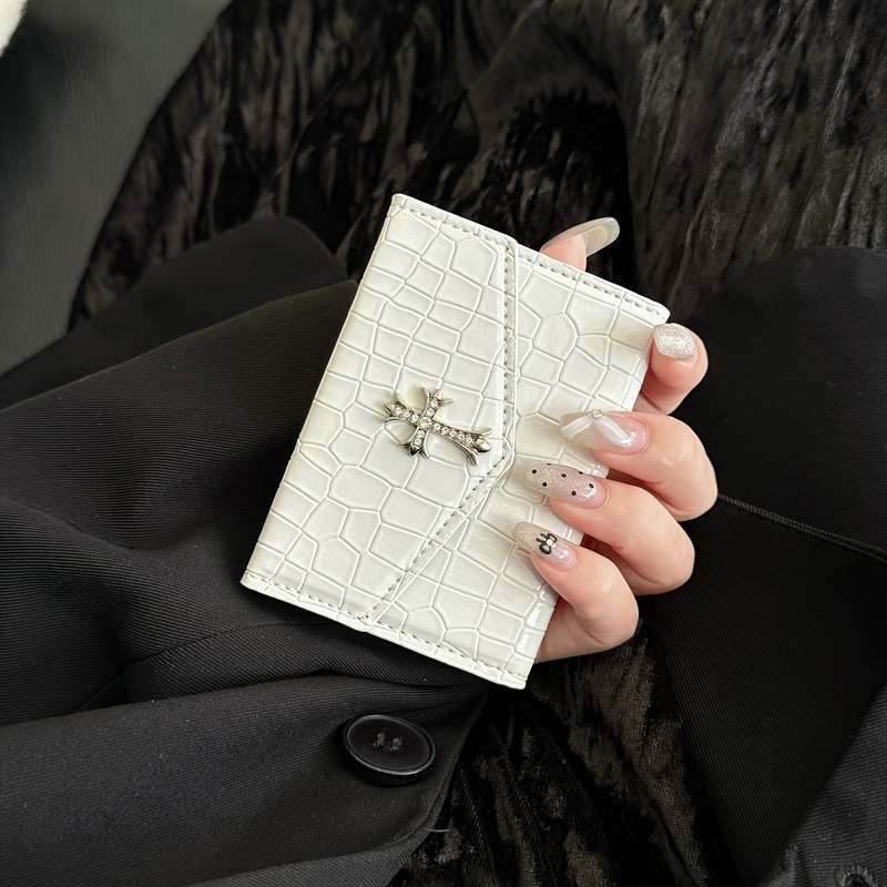 1pc High-end Retro Niche Card Holder ID Card Bank Card Credit Card Portable Storage Integrated Anti