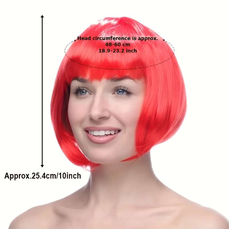 1Pc Black Fashion Design Wig