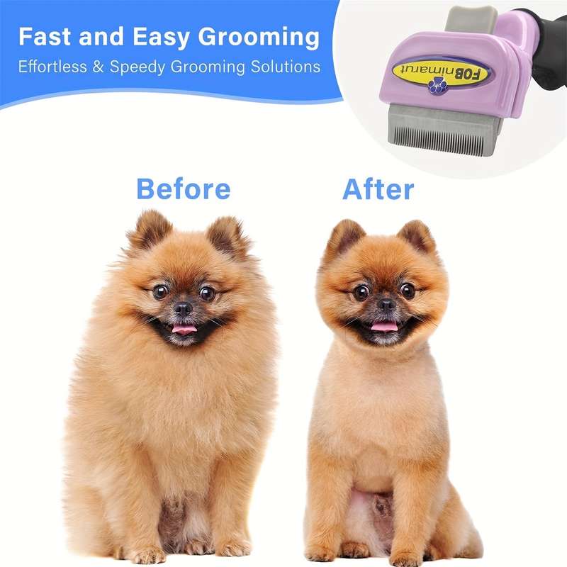 1pc Purple Pet Comb