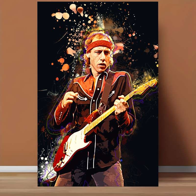 1pc One Piece of Frameless Wall Art Featuring Mark Knopfler Suitable for Decoration in Bars Clubs