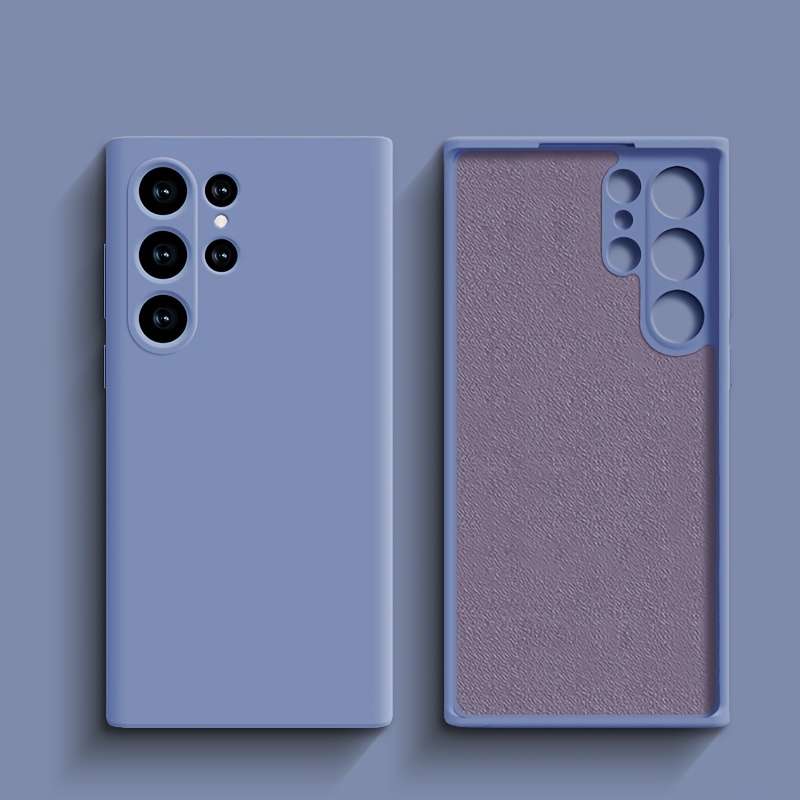 1pc Light Purple For Samsung Galaxy S25 Ultra Phone Cases