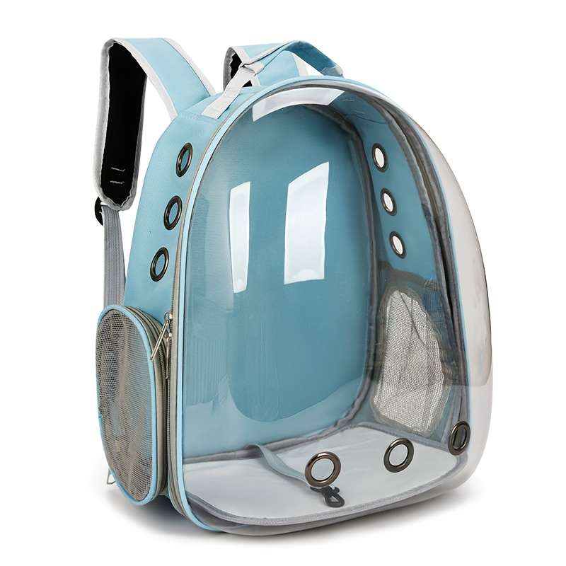 1pc One sizeStyle 9 hole breathable shoulders light blue Pet Bag