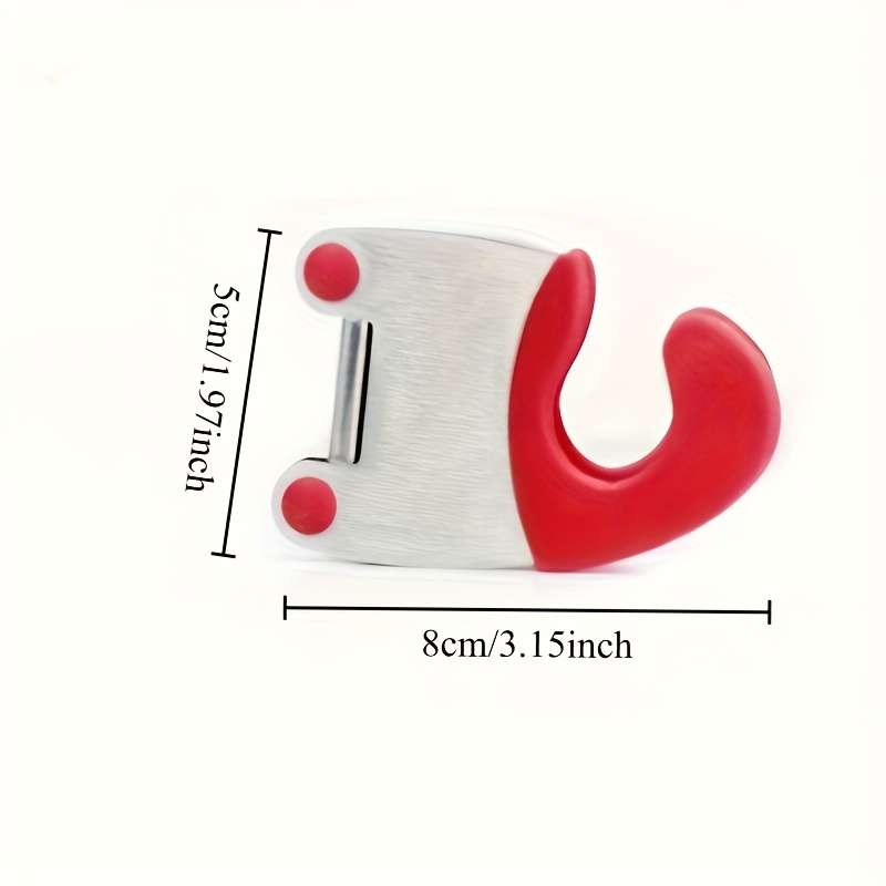 1pc Stainless Steel Kitchen Utensil Holder Classic Pot Side Clip Anti-Scald Spoon Rest Multifun