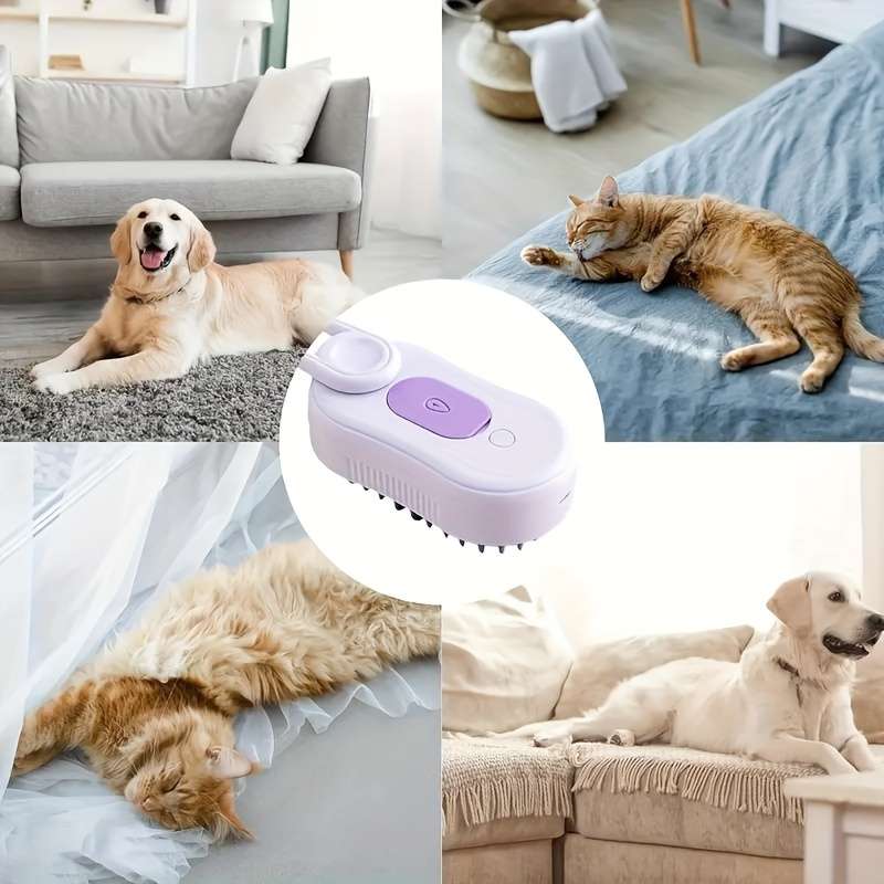 1pc Purple Pet Comb