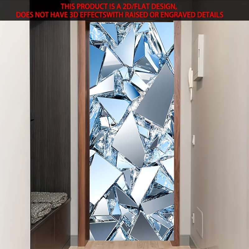 1Pc 77x200cm Door Window Sticker