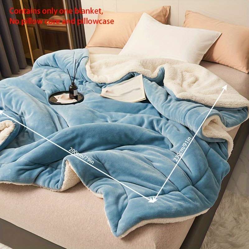 1ps Blanket Color Light Blue size 120x200cm