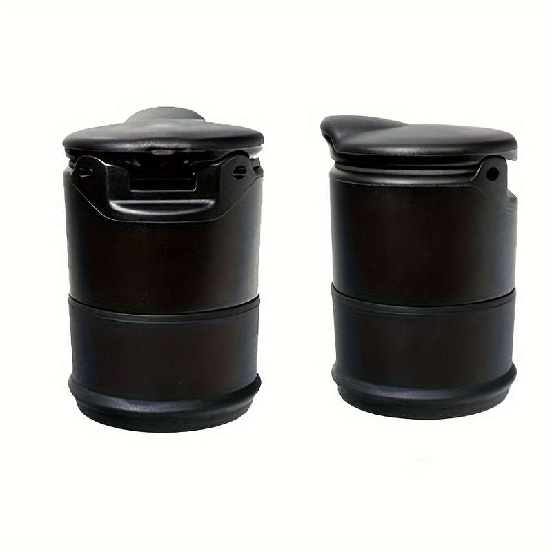 1pc Fit Black Car Ashtray for Cup Holder Compact Easy-Clean PBT Plastic Perfect for Cars Truc