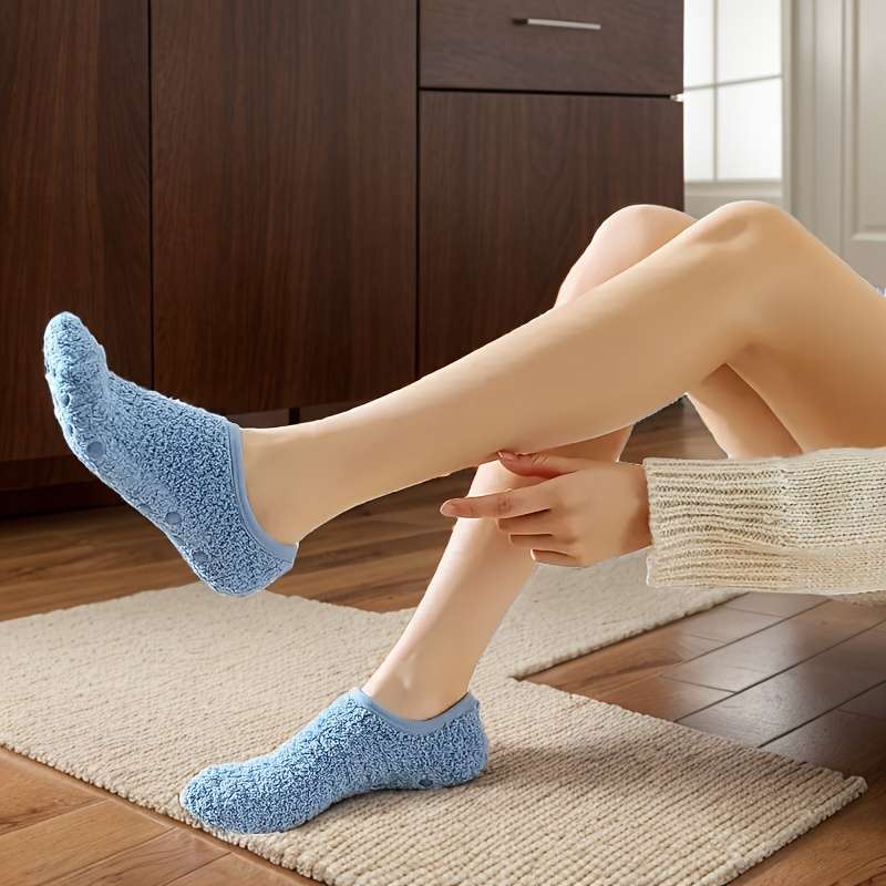 6 Pairs Mixed Color One Size High Elastic Socks