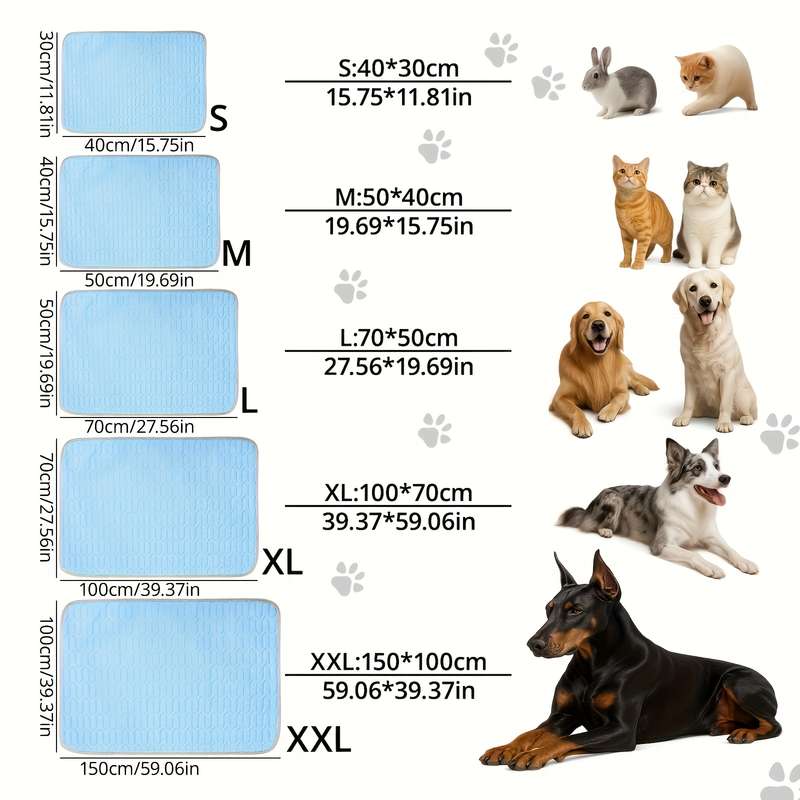 1piece Blue Cooling Pad
