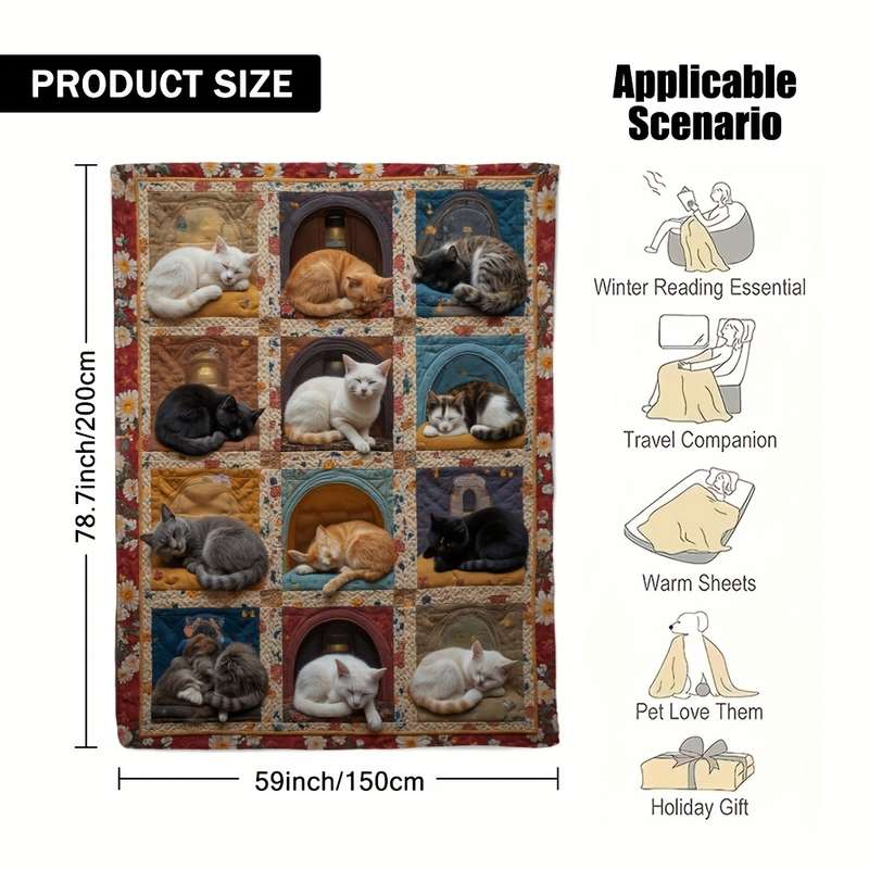 1ps Blanket Size 130X150Cm 51.18X59.06Inch